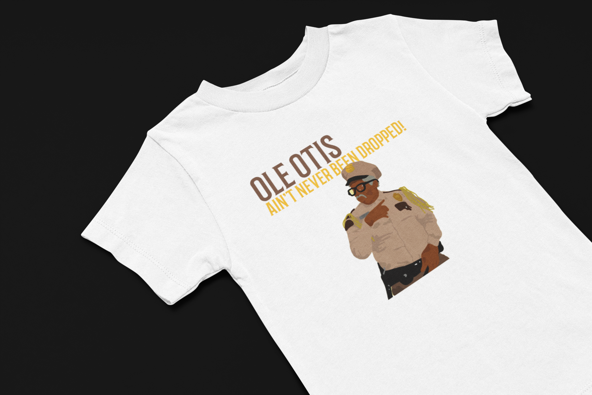 Security Legend: Otis Ain't Never Been Dropped! - T-Shirt - Streetwear Apparel - Streetwear Art by AndrooArt