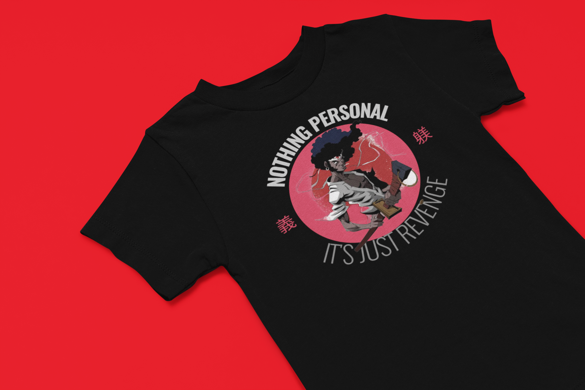 Afro Samurai: Vengeance Unleashed T-Shirt | Graphic Art Streetwear Tee - Streetwear Apparel - Streetwear Art by AndrooArt