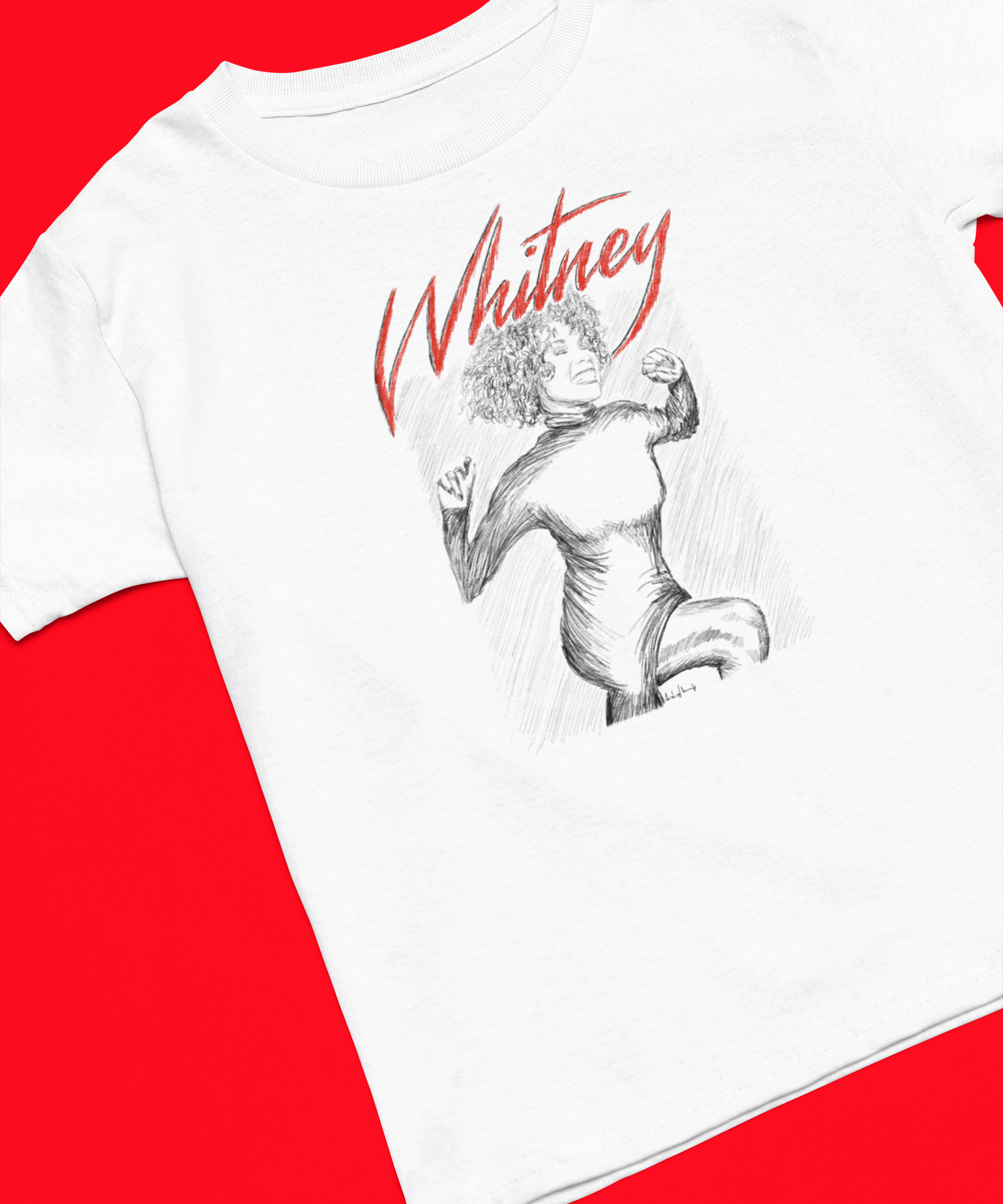 Whitney: Forever The Voice - I Will Always Love You T Shirt - Streetwear Apparel - Streetwear Art by AndrooArt