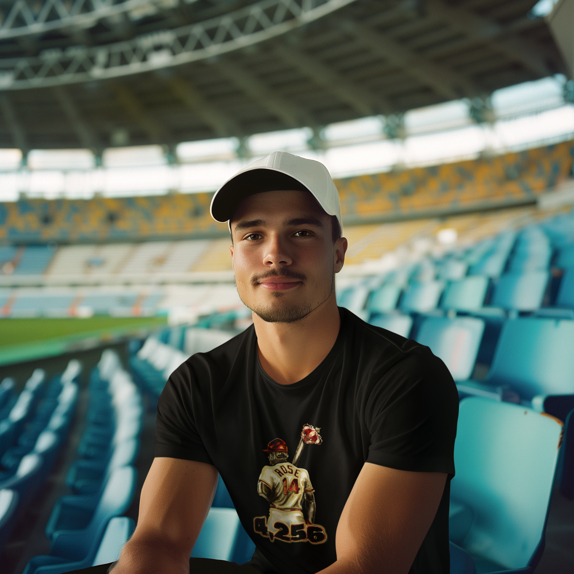 Hit King: Pete Rose T-Shirt | Graphic Art Streetwear Tee - Streetwear Apparel - Streetwear Art by AndrooArt