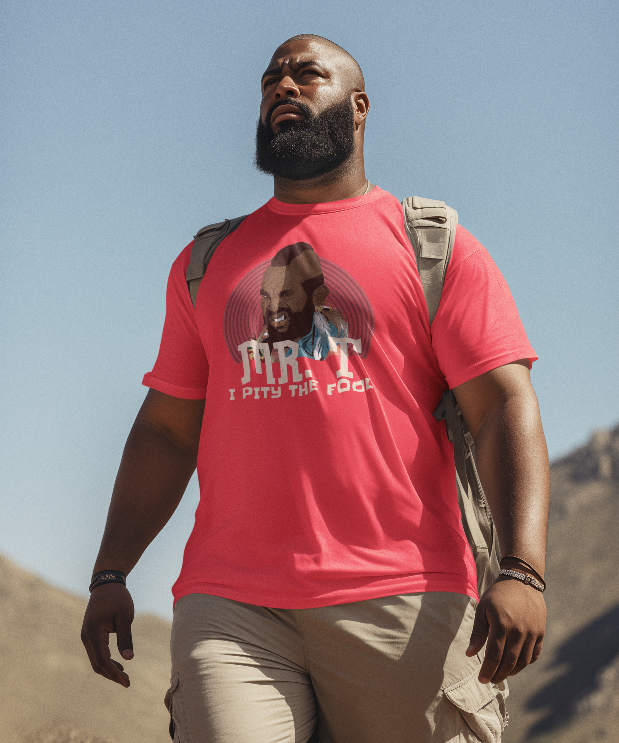Mr. T's Tough Love: I Pity the Fool T-Shirt! - Streetwear Apparel - Streetwear Art by AndrooArt