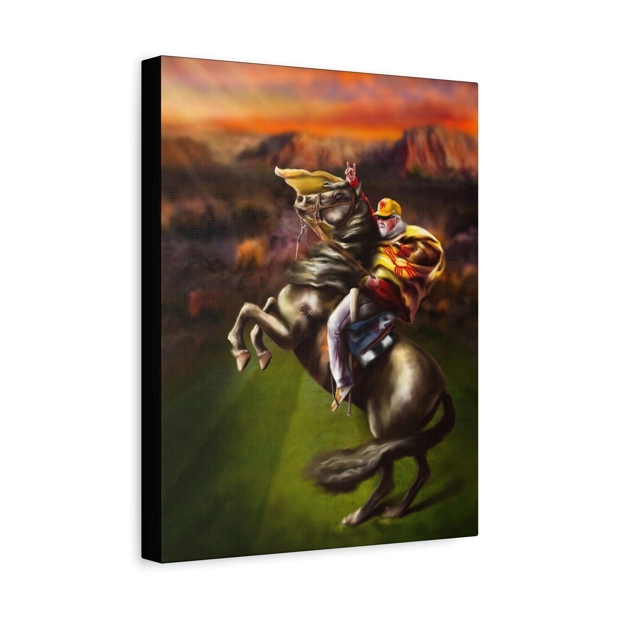New Mexican Cowboy | Canvas - Modern Art - Streetwear Art by AndrooArt