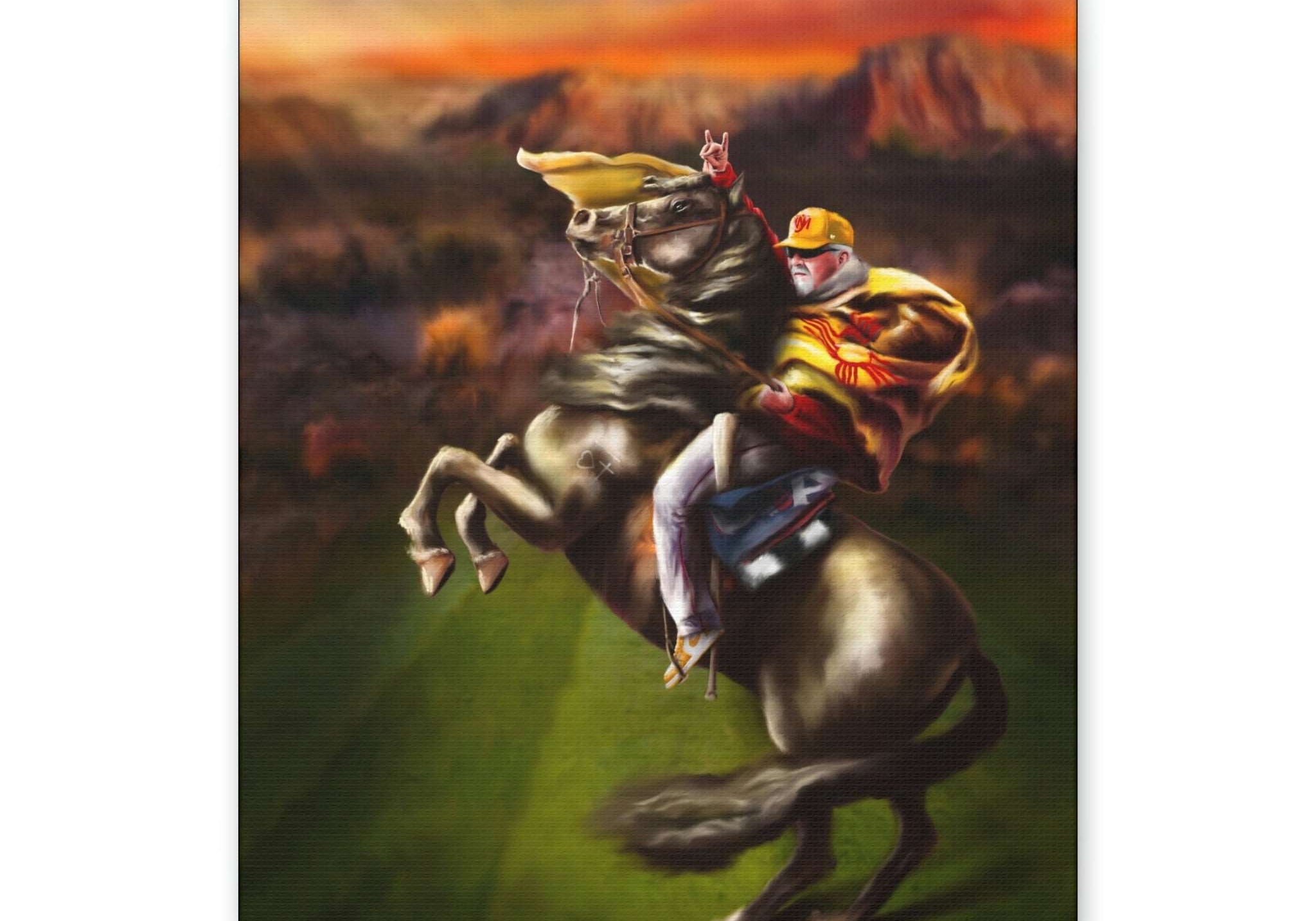 New Mexican Cowboy | Canvas Wall Art - Androo's Art