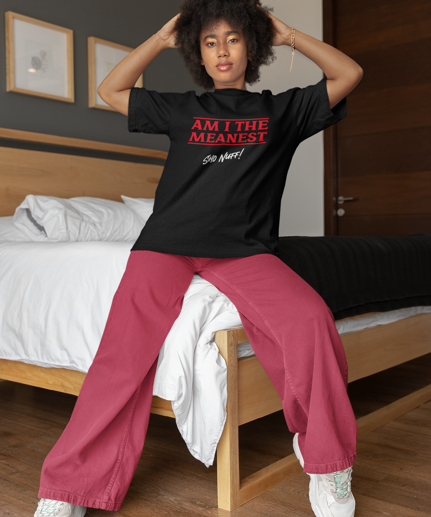 The Meanest | Sho Nuff | Unisex T-Shirt - Sho Nuff - Streetwear Art by AndrooArt