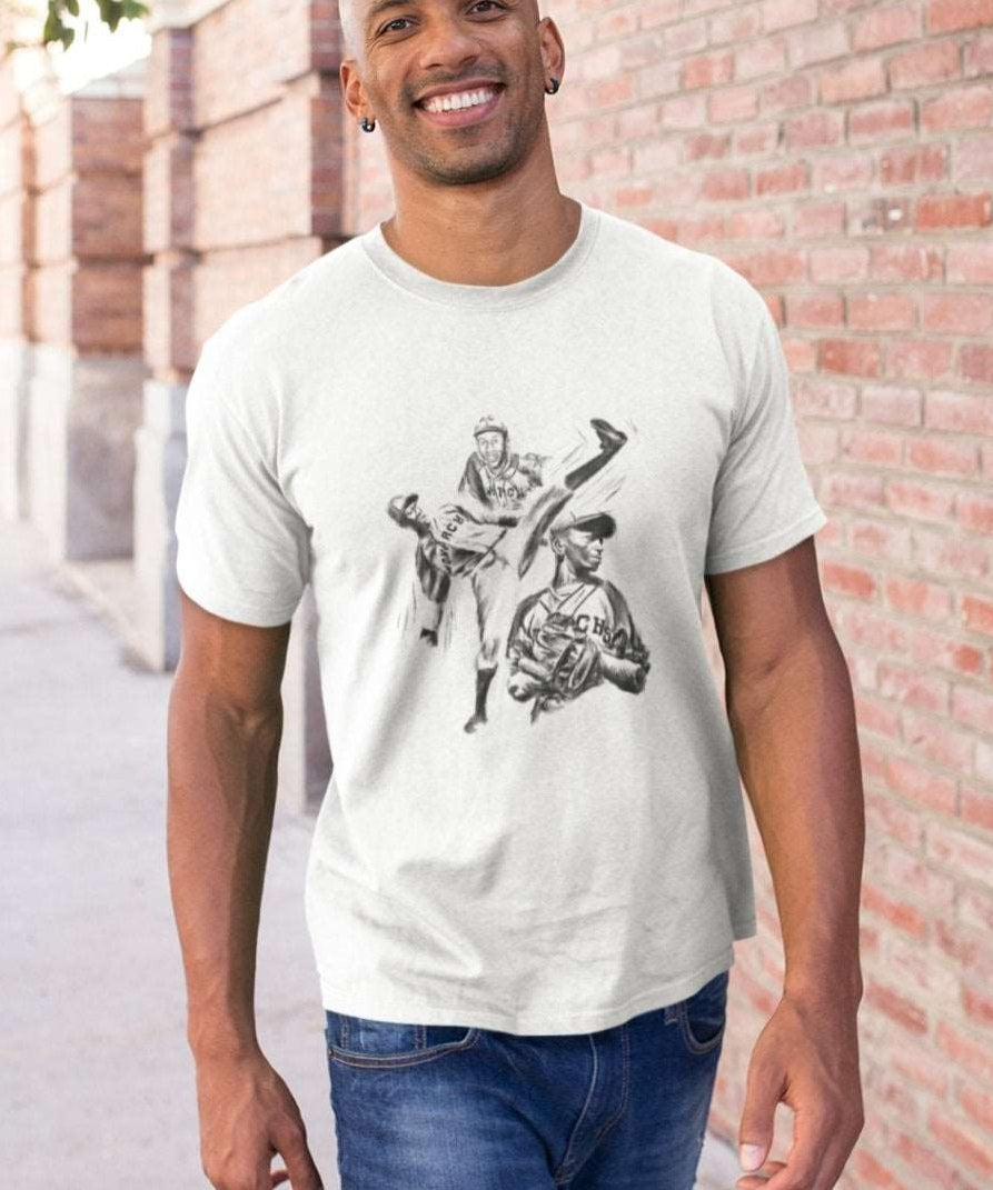 Satchel Paige T-Shirt | Sketch - Androo's Art