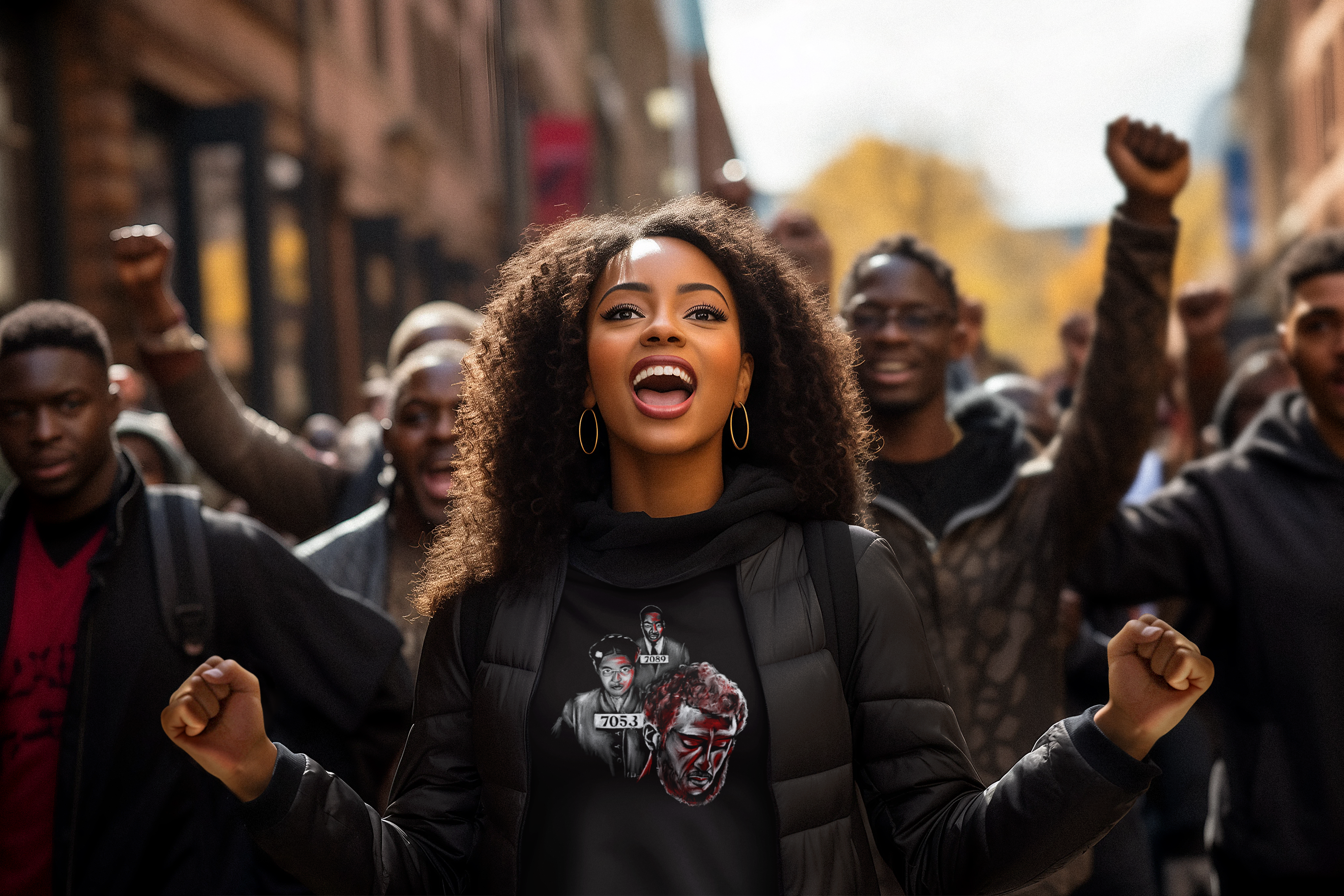 Legacy of Resistance: From MLK and Rosa to Kaepernick I T-Shirt - Colin Kaepernick - Streetwear Art by AndrooArt