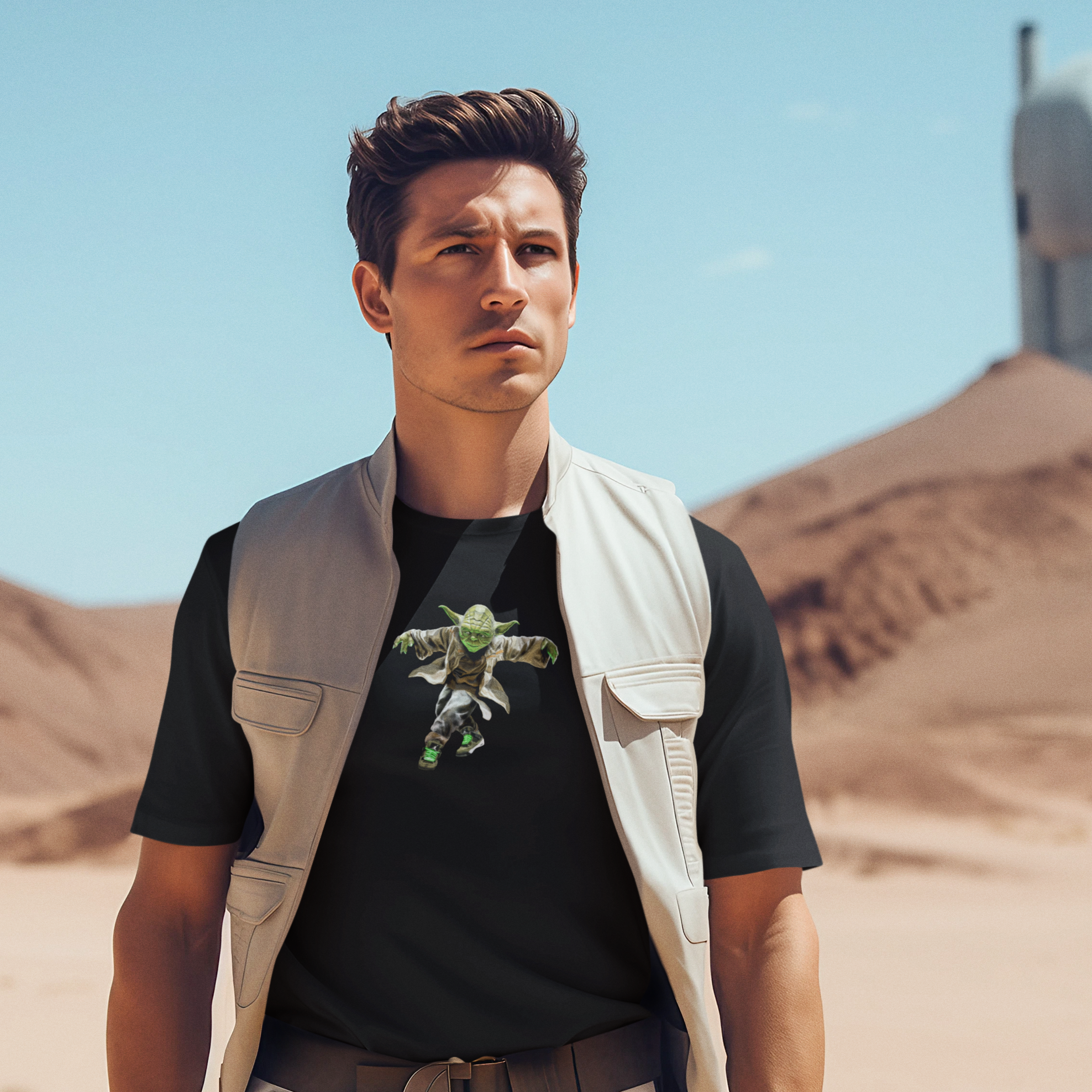 Yoda's Break Dance or Break Dance Not Unisex T-Shirt - Yoda - Streetwear Art by AndrooArt