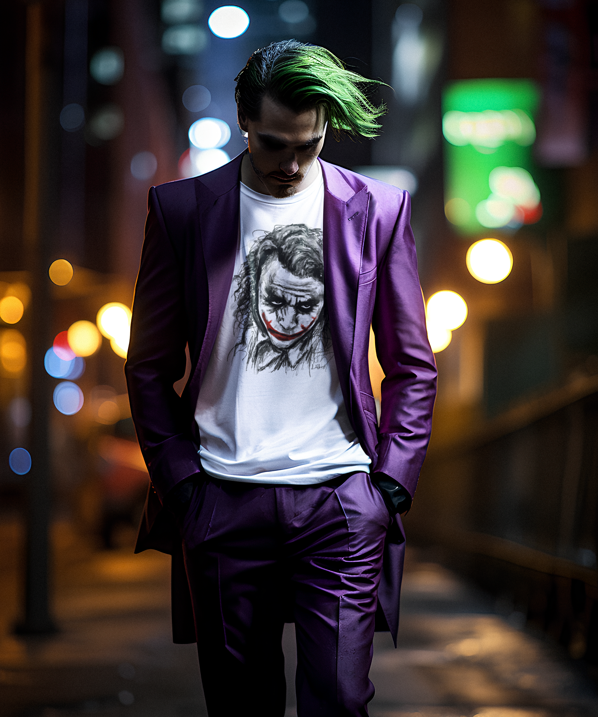Unleash Chaos: The Joker's Reign - Joker - Streetwear Art by AndrooArt
