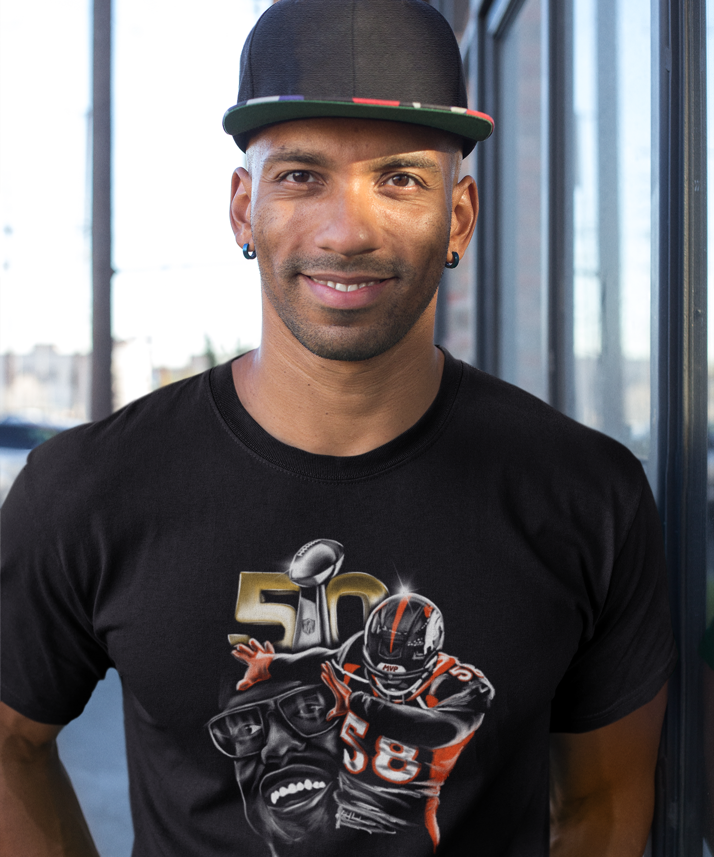 Von Miller "Dab on Em" | Unisex  T-Shirt - Streetwear Apparel - Streetwear Art by AndrooArt