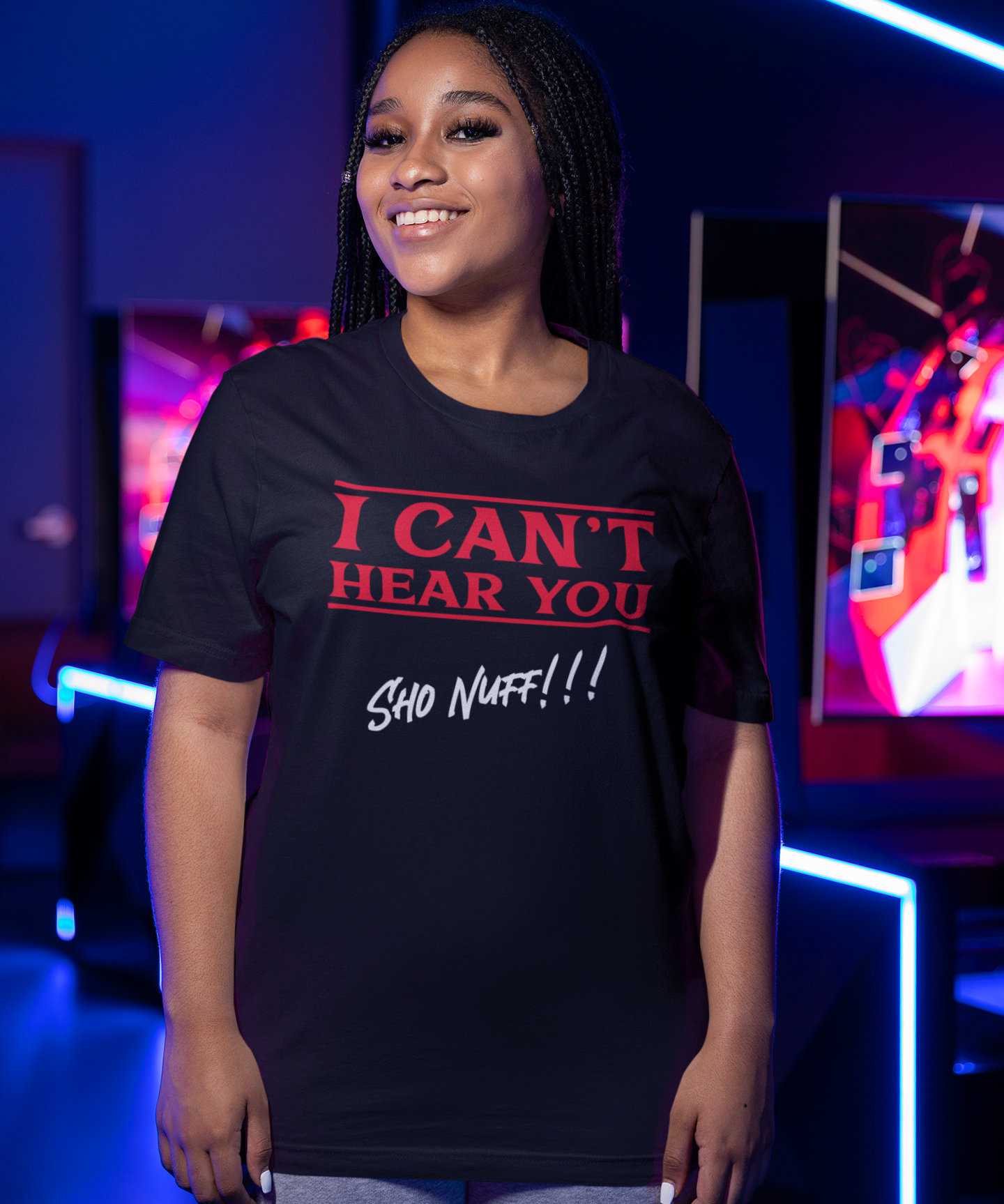 Can't Hear You | Sho Nuff | Unisex T-Shirt | Graphic Art Streetwear Tee - Sho Nuff - Streetwear Art by AndrooArt