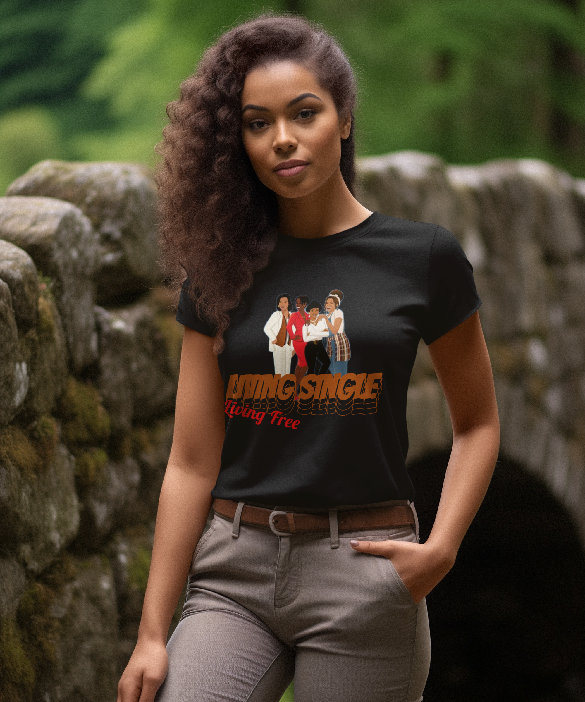 Living Single & Free: 90s Power Squad - Streetwear Art - Streetwear Art by AndrooArt