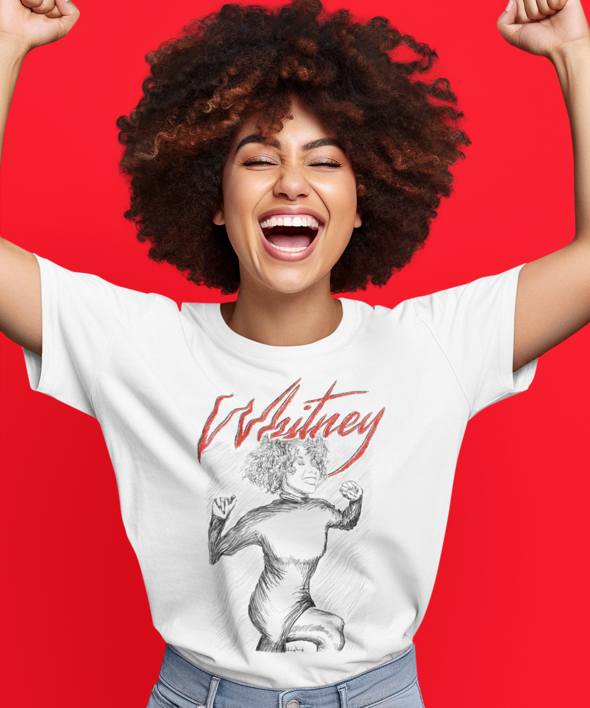 Whitney: Forever The Voice - I Will Always Love You T Shirt - Streetwear Apparel - Streetwear Art by AndrooArt