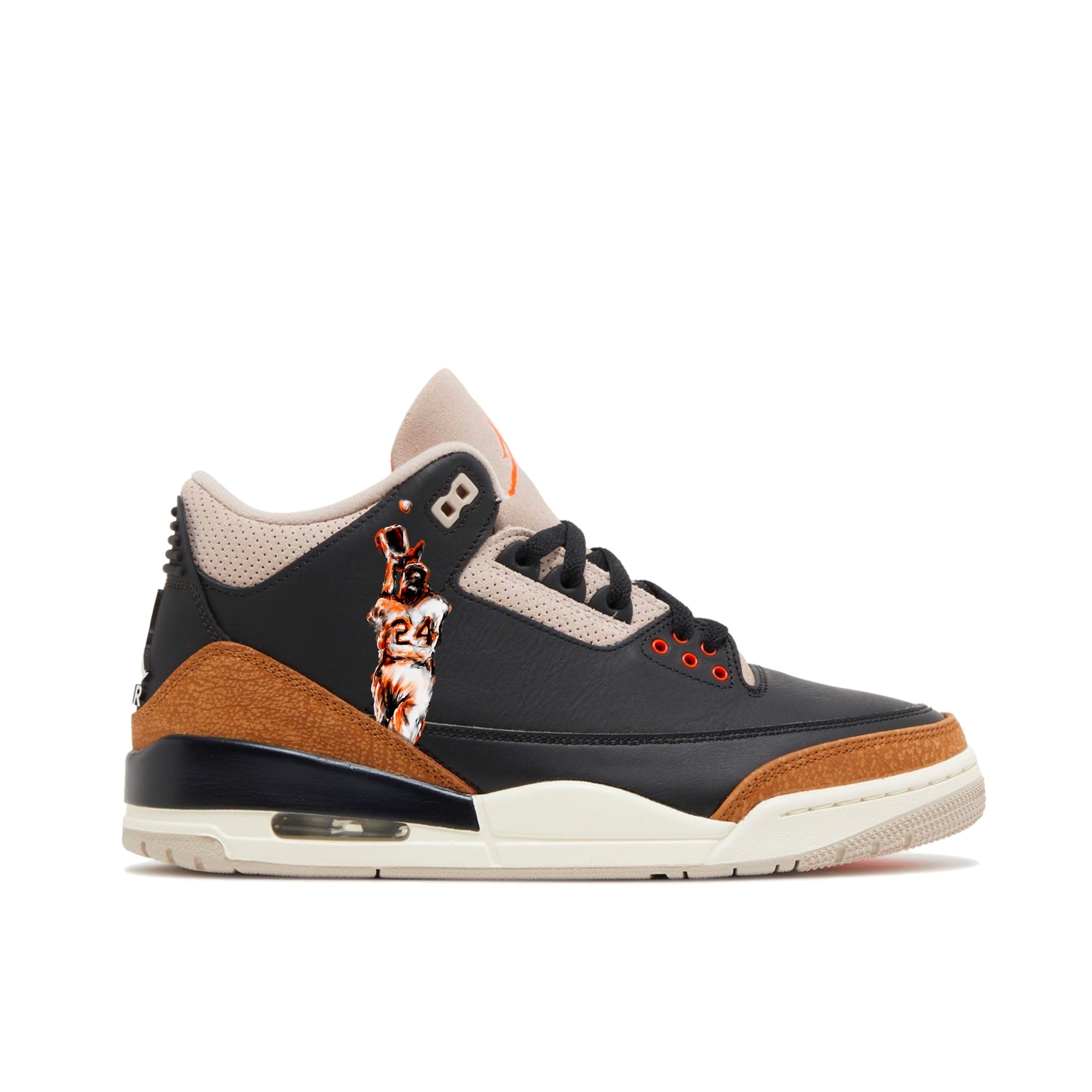 Willie Mays Tribute Jordan 3s - Michael Jordan - Streetwear Art by AndrooArt