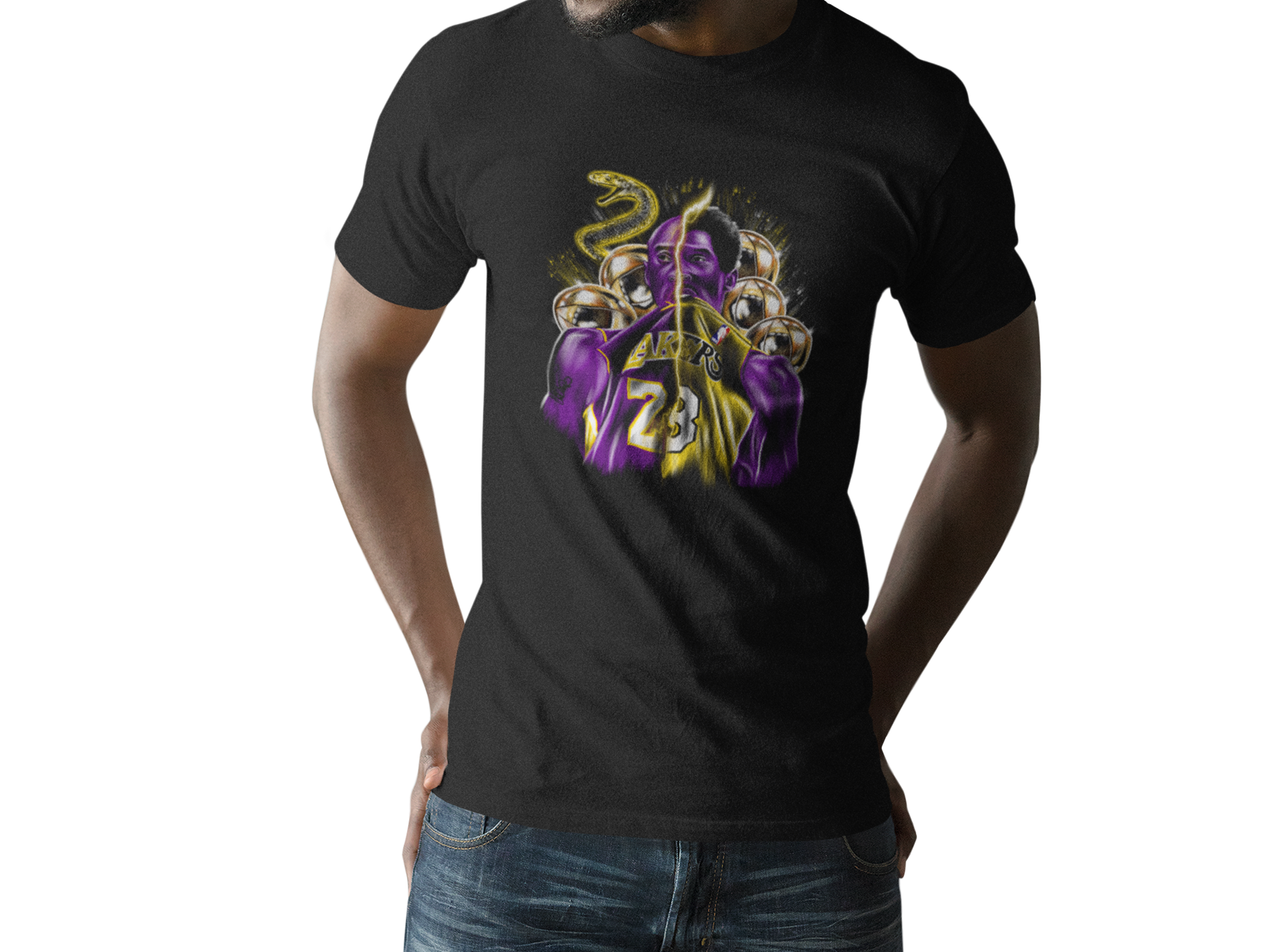 Kobe Bryant | Champion 24/8 | Unisex T-Shirt | Mamba Mentality Lakers Tribute Tee - Kobe Bryant - Streetwear Art by AndrooArt