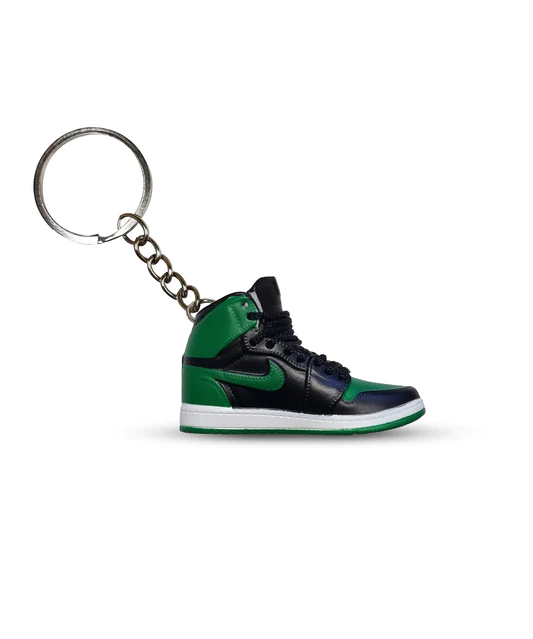 3D Air Jordan 1 Retro High OG 'Pine Green 2.0' Keychain - Michael Jordan - Streetwear Art by AndrooArt