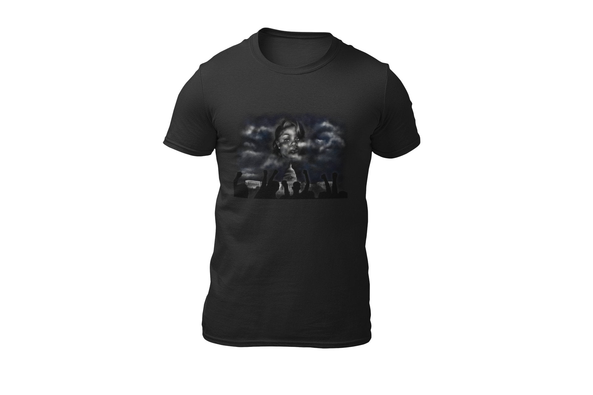 Breonna Taylor T-Shirt | Say Her Name | Unisex Black T-Shirt - Androo's Art