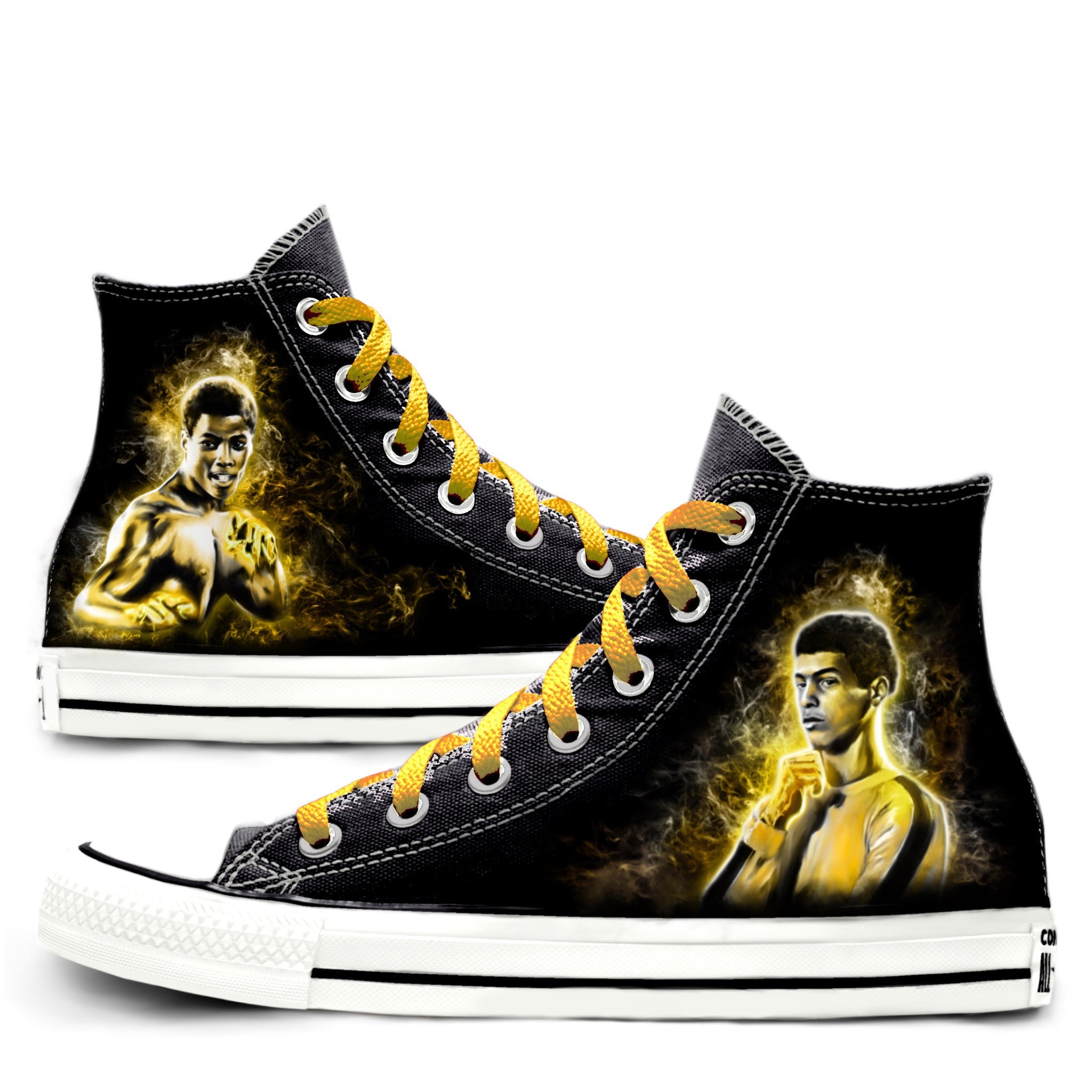 Bruce Leroy "The Glow" | Converse - Bruce Leroy - Streetwear Art by AndrooArt