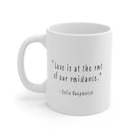 Colin Kaepernick & Rosa Parks | Stand By Sitting | Quote | Coffee Mug - Androo's Art