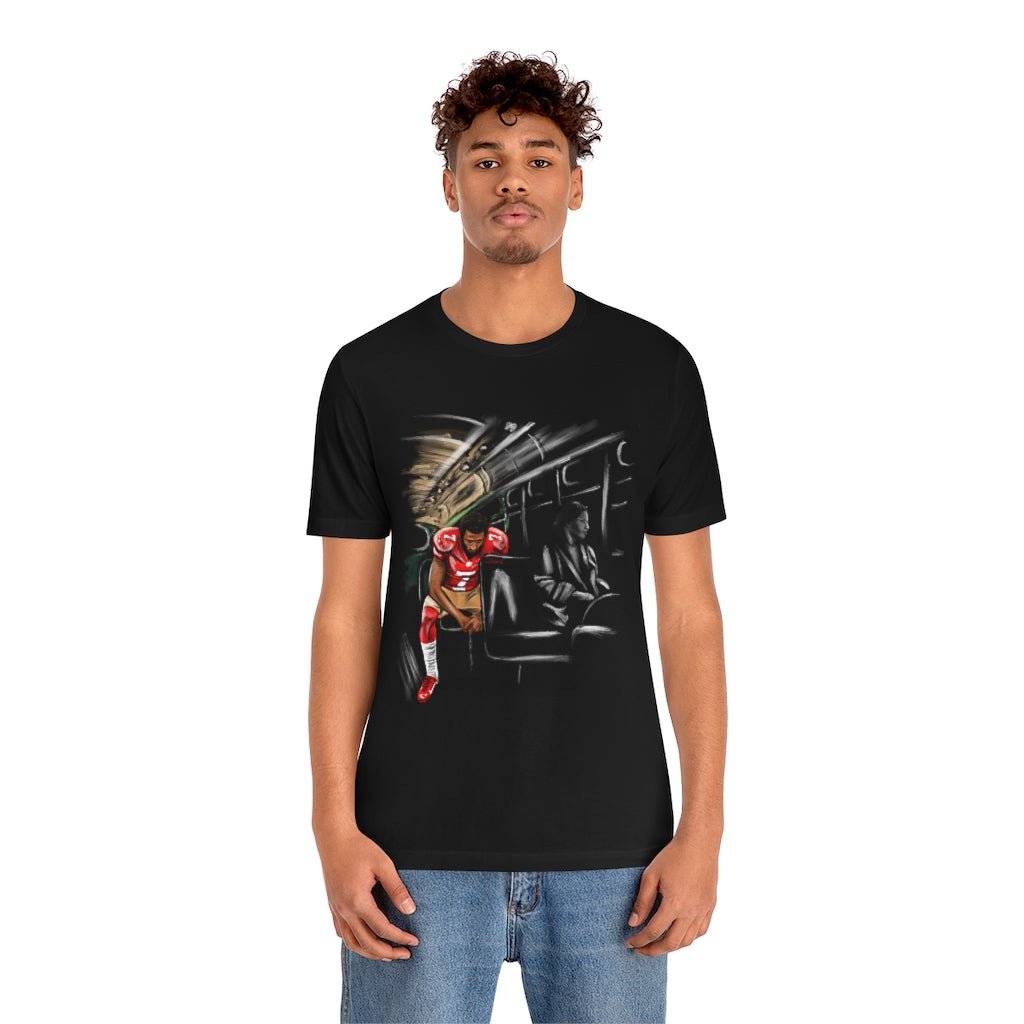 Colin Kaepernick | Stand By Sitting | Unisex T-Shirt - Androo's Art