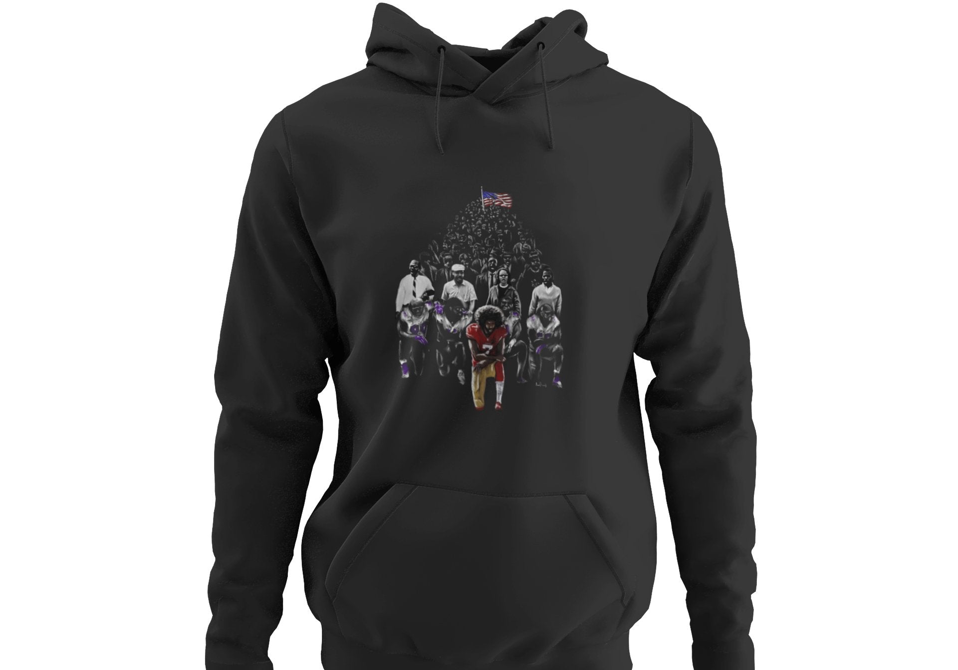 Colin Kaepernick | Then and Now | Unisex Hoodie - Androo's Art