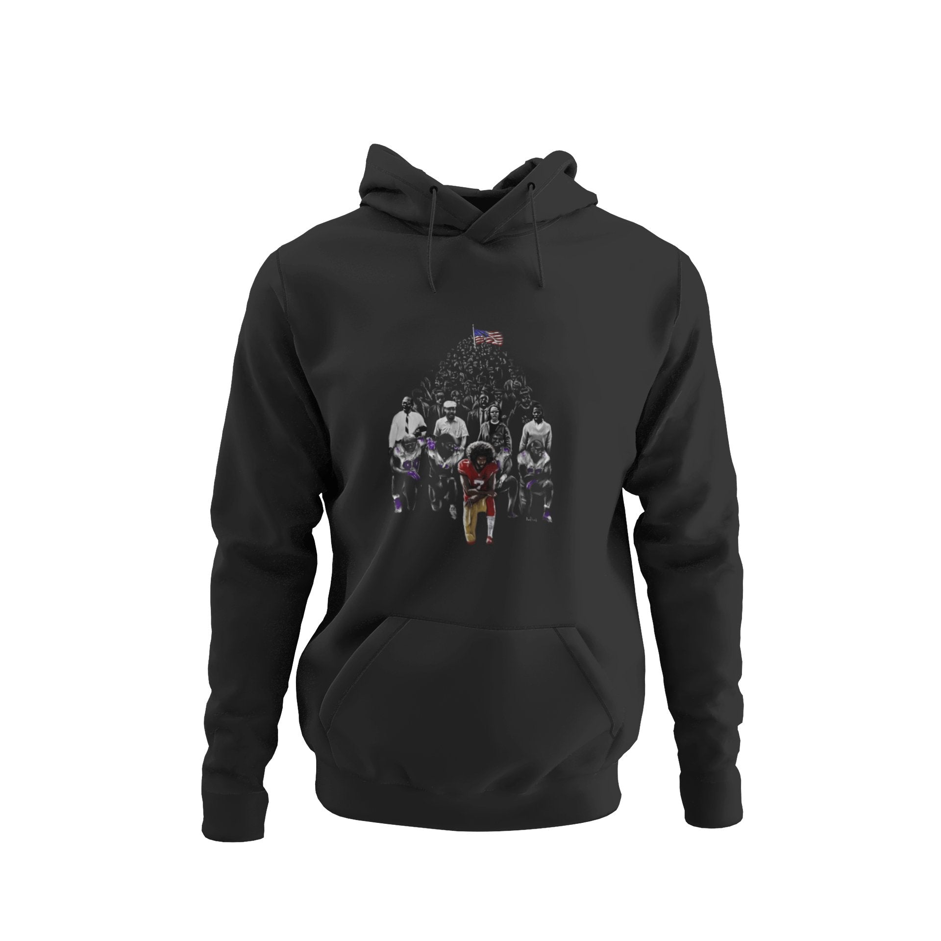 Colin Kaepernick | Then and Now | Unisex Hoodie - Androo's Art
