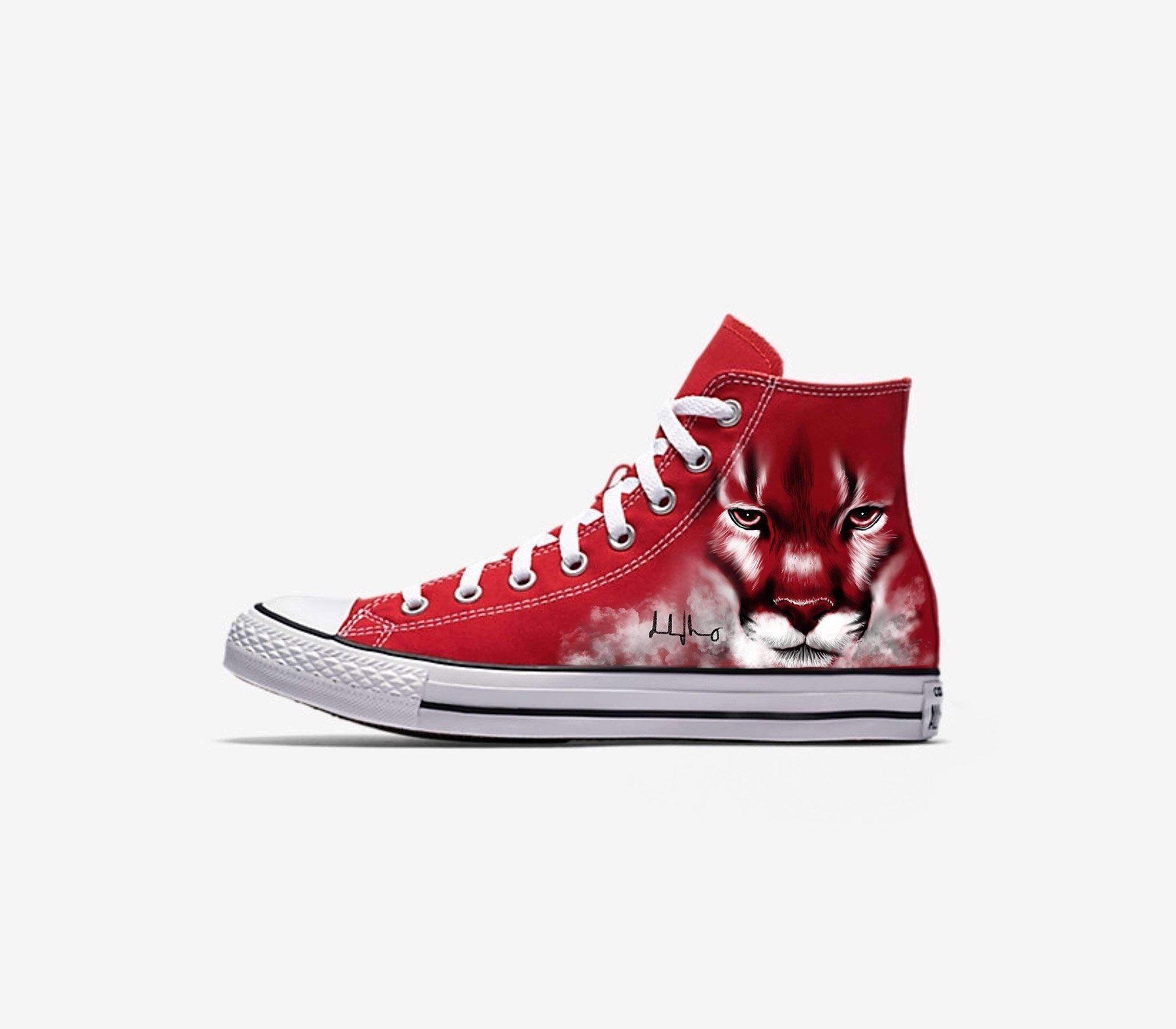 Cougar Kicks | U of H Converse - Androo's Art