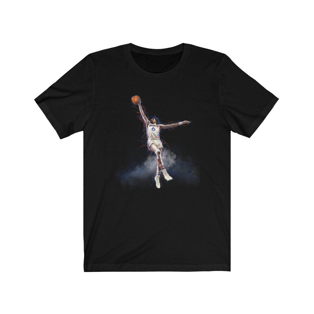Julius Erving | Unisex T-Shirt | Graphic Art Streetwear Tee - Streetwear Apparel - Streetwear Art by AndrooArt