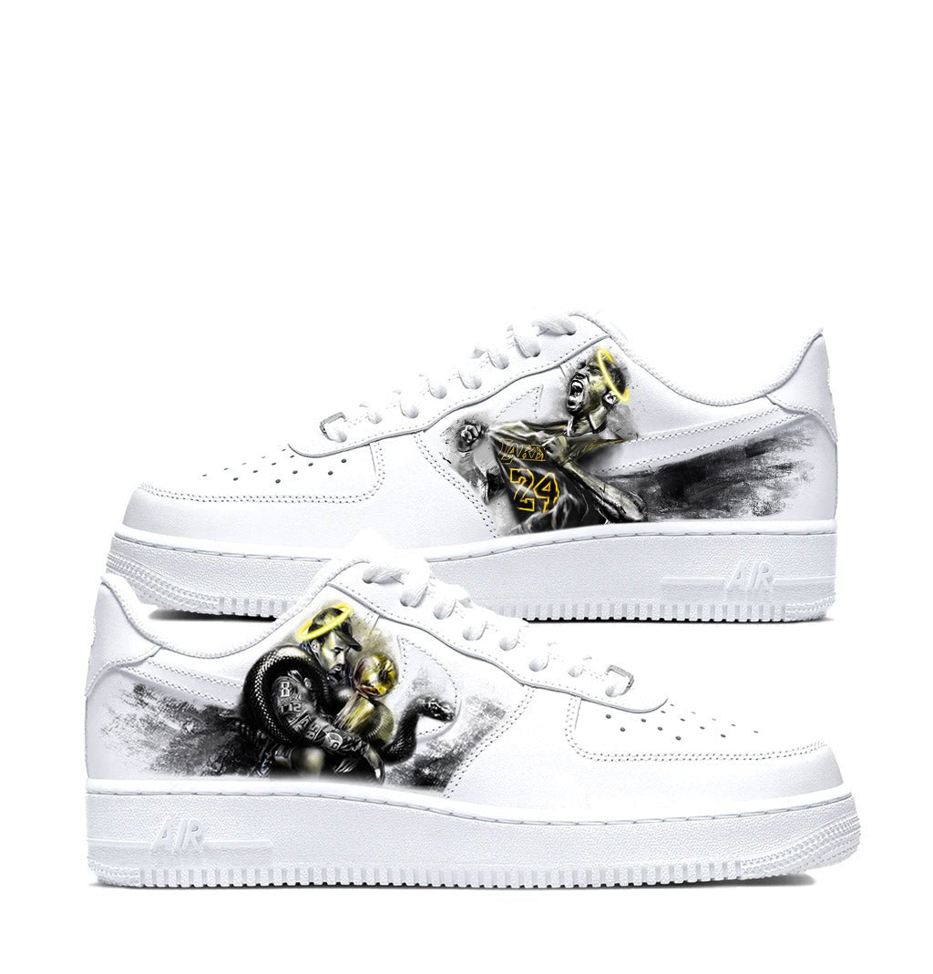 Mamba Minded Air Force 1 - Kobe Bryant - Streetwear Art by AndrooArt