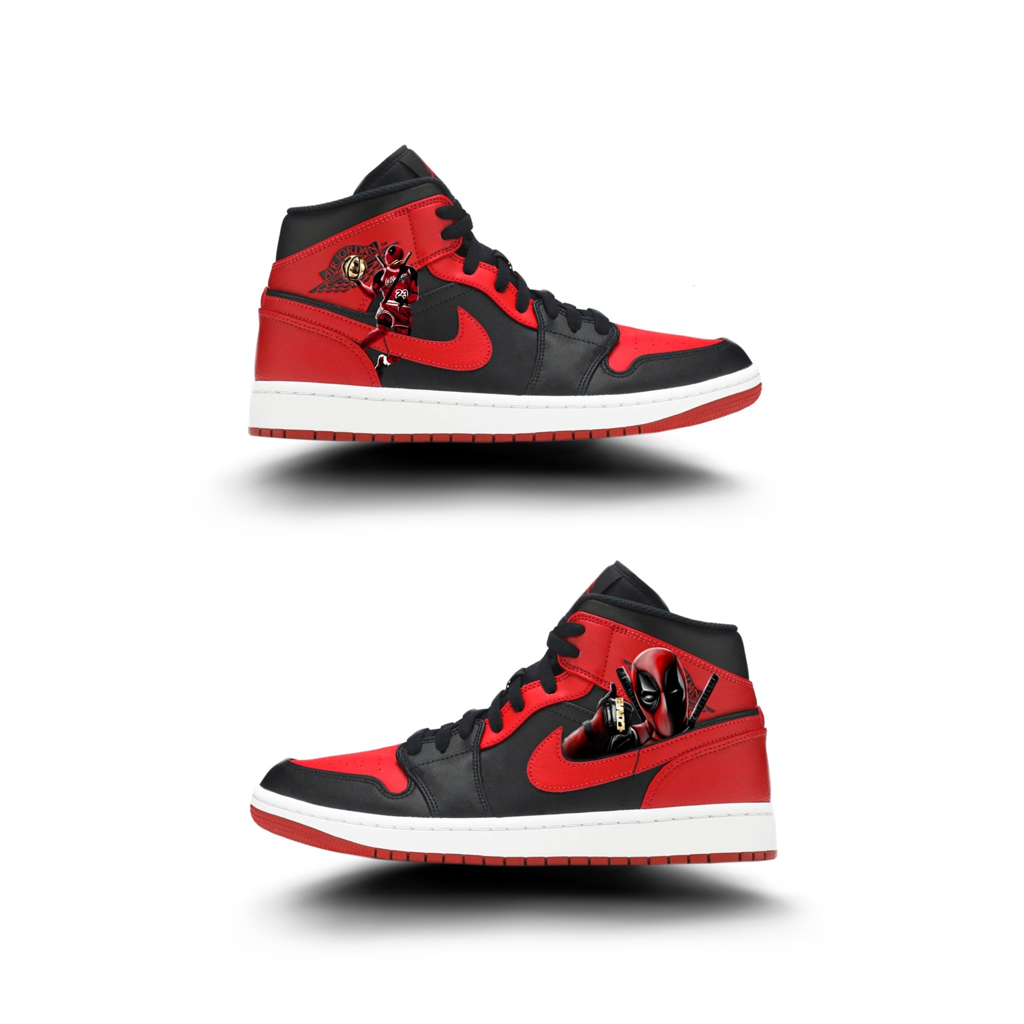 Maximum Effort | Deadpool Jordan 1 - Michael Jordan - Streetwear Art by AndrooArt