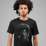 Michael Jackson T-Shirt | Young Michael | Unisex Black T-Shirt - Androo's Art