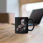 MLK Tribute | Still Dreaming | Quote | Black Coffee Mug - Androo's Art