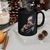 MLK Tribute | Still Dreaming | Quote | Black Coffee Mug - Androo's Art