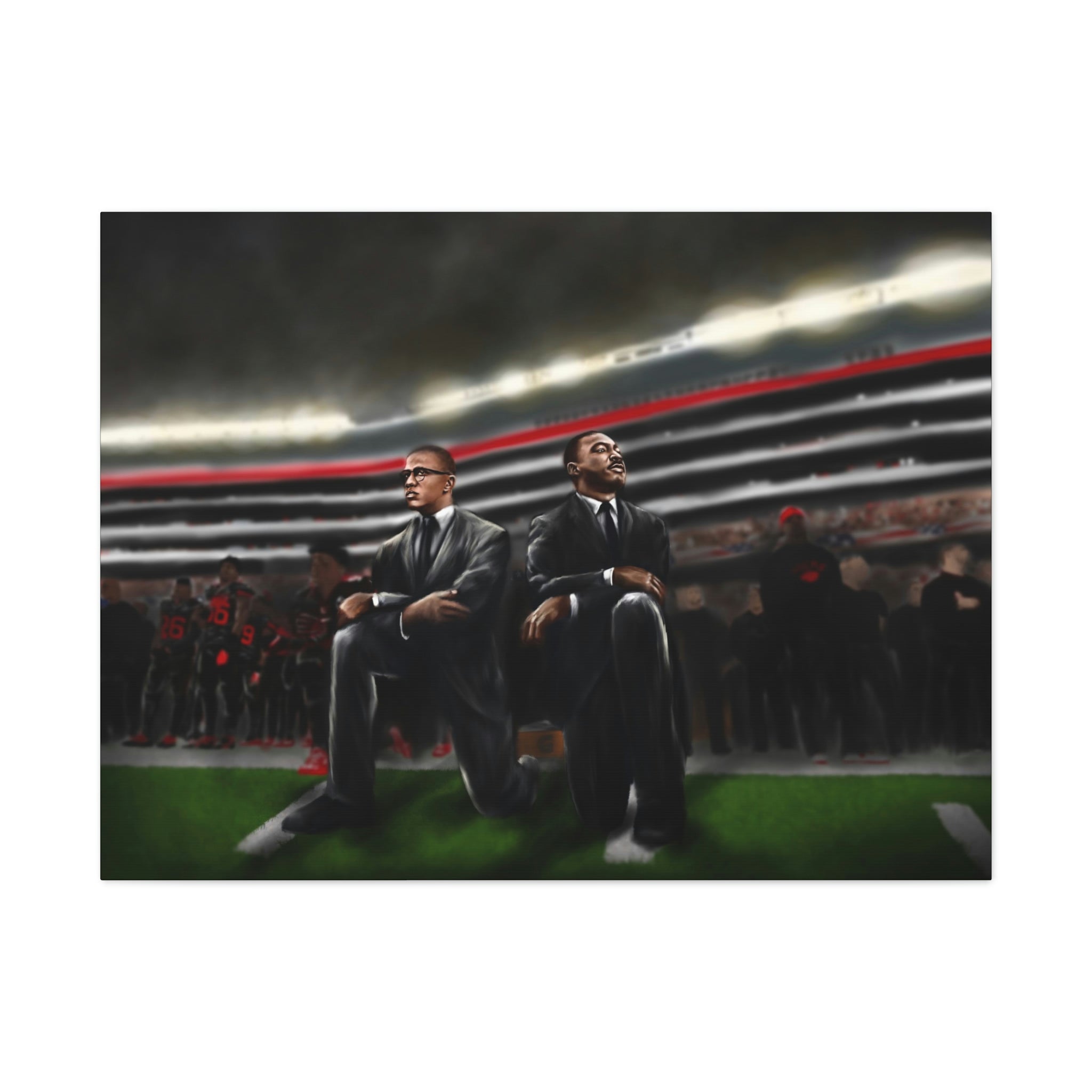 Night Game | Canvas Wall Art - Androo's Art