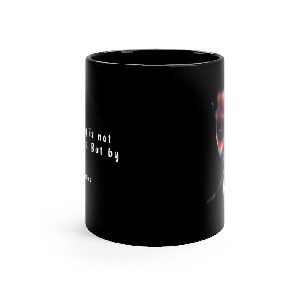 Obama | All-American President | Quote | Black Coffee Mug - Barack Obama - Streetwear Art by AndrooArt