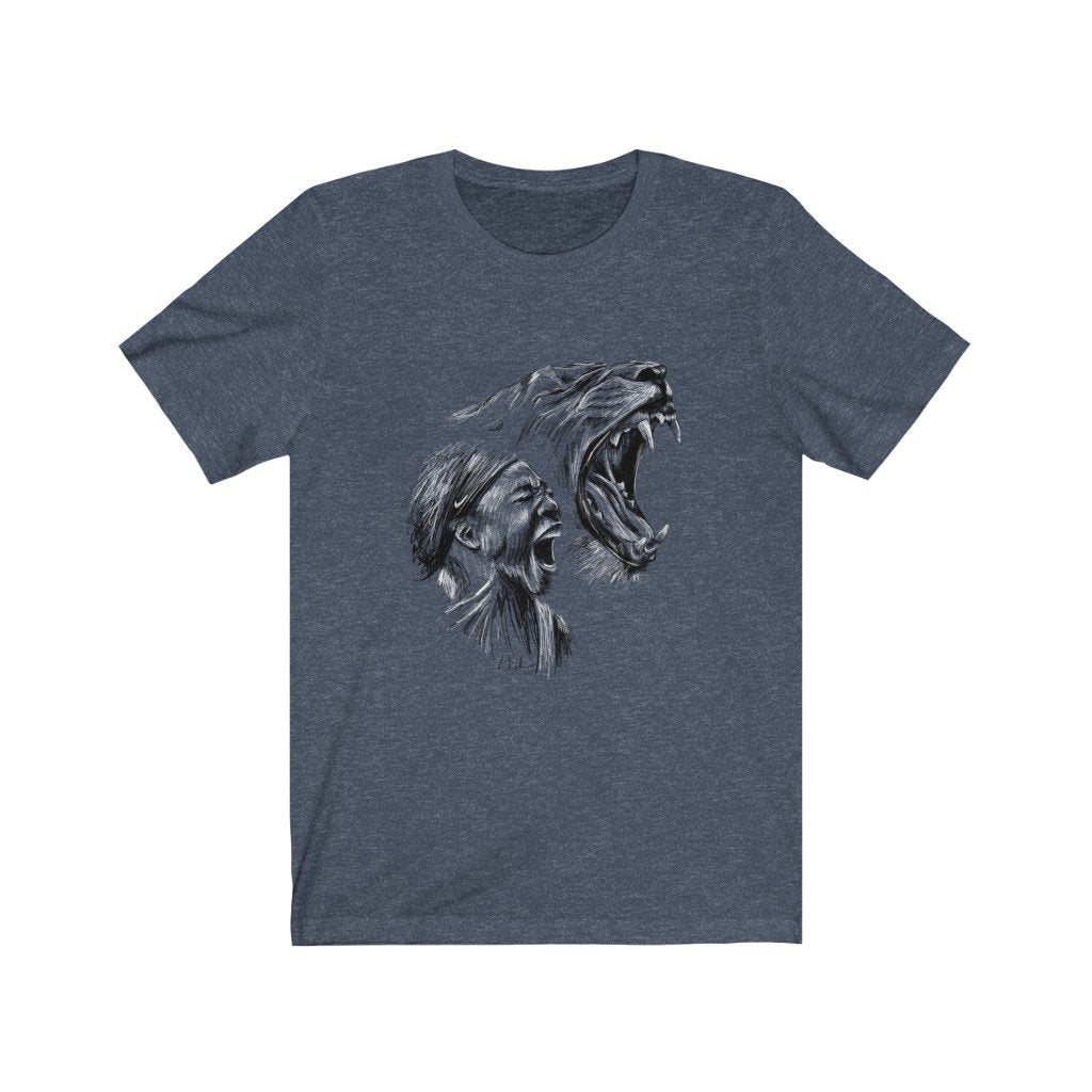 Serena Williams Shirt | Lion | Unisex T-Shirt - Serena Williams - Streetwear Art by AndrooArt
