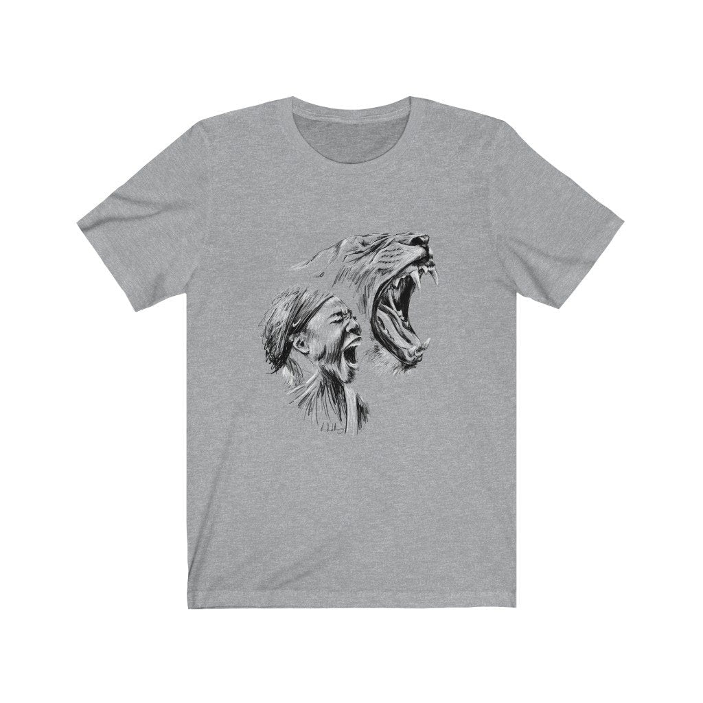 Serena Williams Shirt | Lion | Unisex T-Shirt - Serena Williams - Streetwear Art by AndrooArt