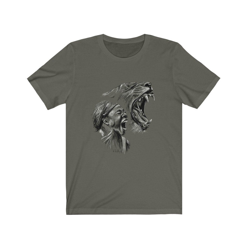 Serena Williams Shirt | Lion | Unisex T-Shirt - Serena Williams - Streetwear Art by AndrooArt