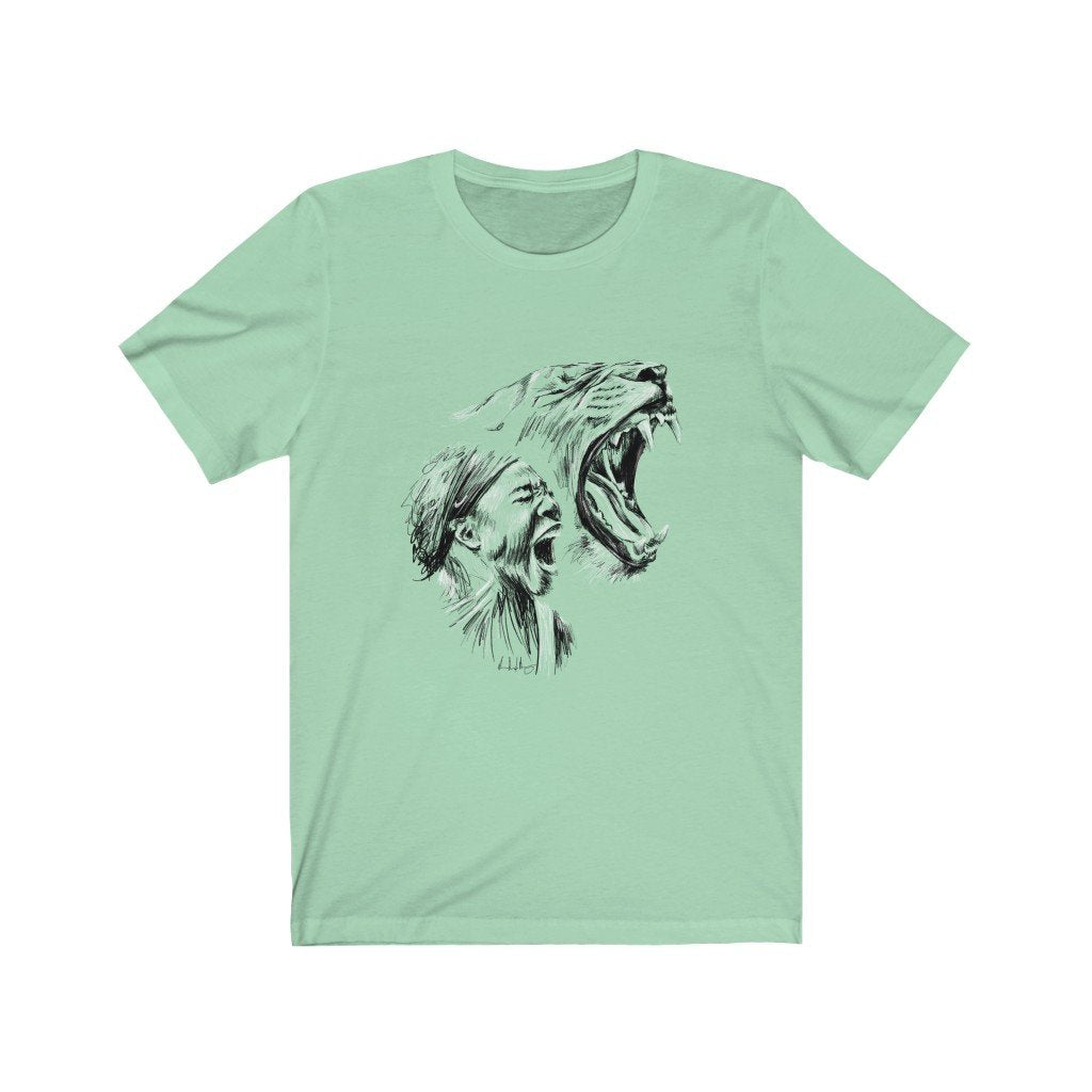 Serena Williams Shirt | Lion | Unisex T-Shirt - Serena Williams - Streetwear Art by AndrooArt