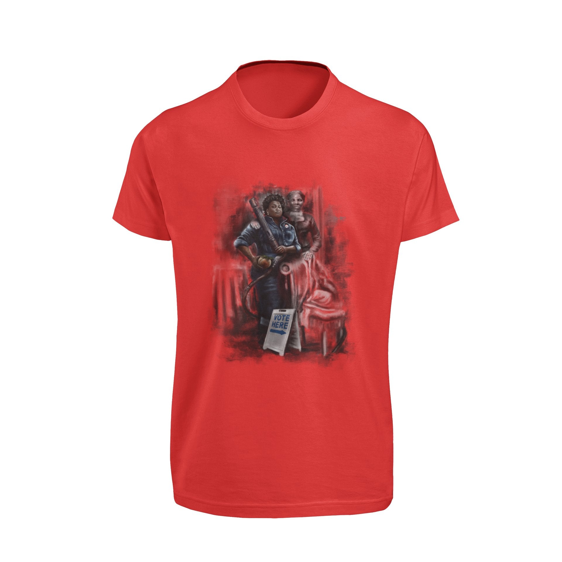 Stacey Abrams | Harriet Tubman | "Follow The Leader" | Unisex  T-Shirt - Streetwear Apparel - Streetwear Art by AndrooArt