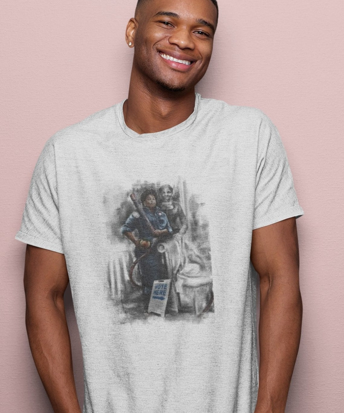 Stacey Abrams | Harriet Tubman | "Follow The Leader" | Unisex  T-Shirt - Streetwear Apparel - Streetwear Art by AndrooArt