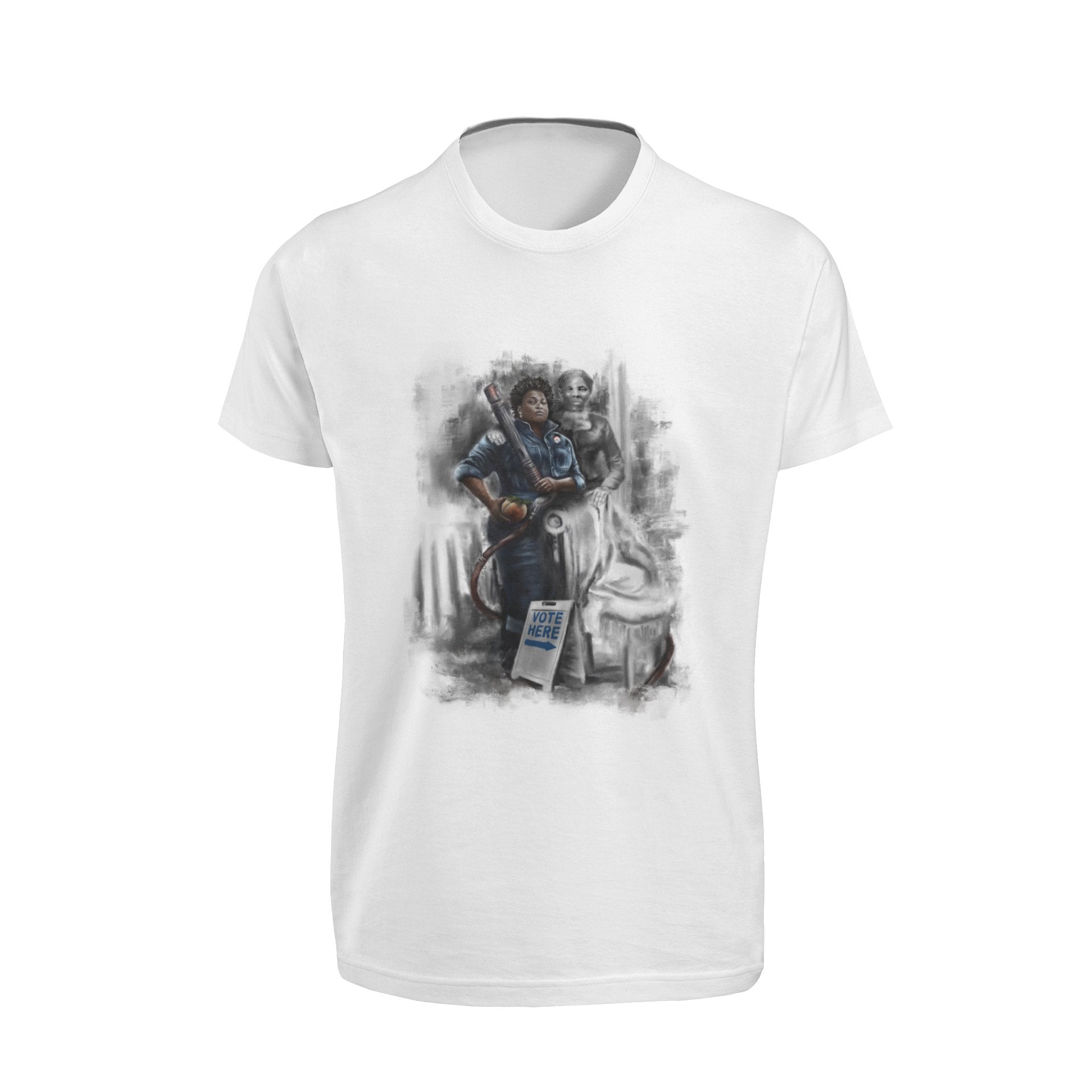 Stacey Abrams | Harriet Tubman | "Follow The Leader" | Unisex  T-Shirt - Streetwear Apparel - Streetwear Art by AndrooArt