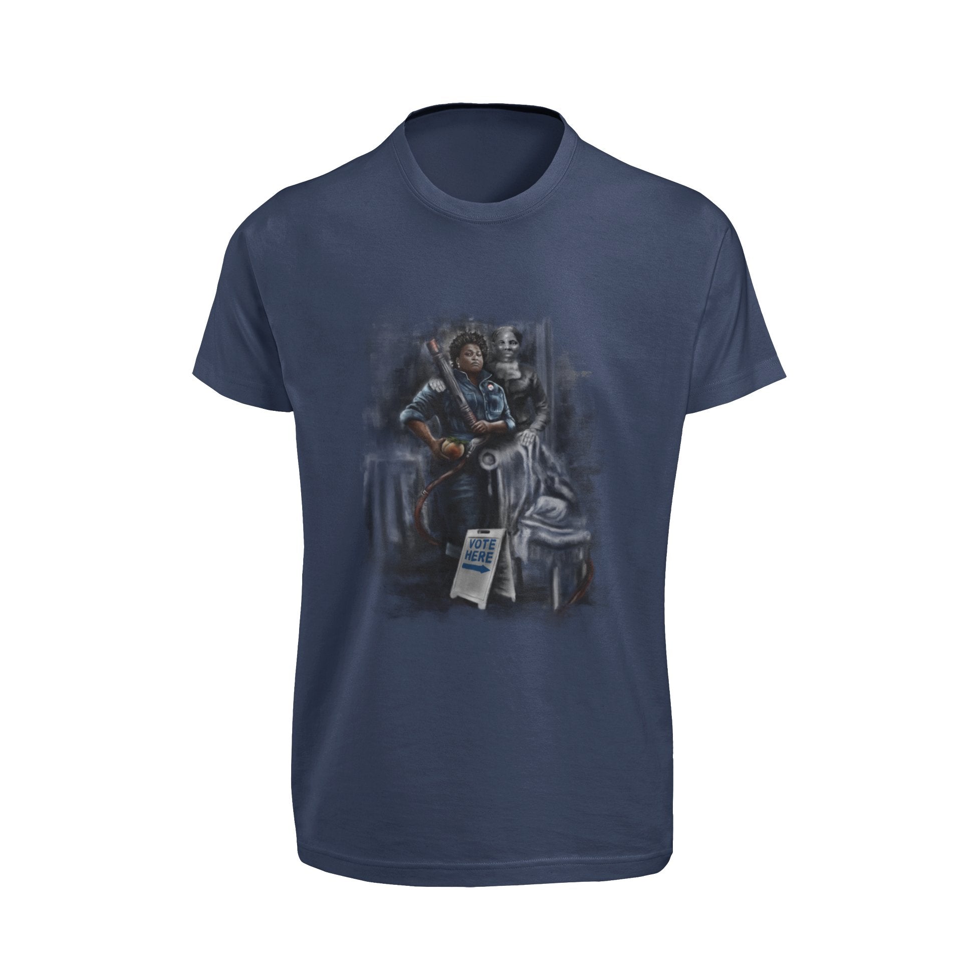 Stacey Abrams | Harriet Tubman | "Follow The Leader" | Unisex  T-Shirt - Streetwear Apparel - Streetwear Art by AndrooArt